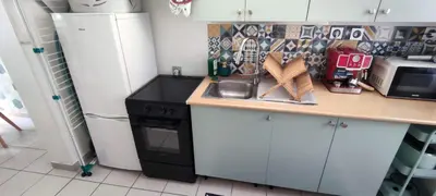 Cuisine ou kitchenette dans l'établissement Le Morel