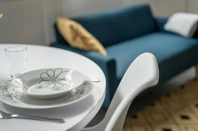 Coin salon dans l'établissement Au cœur de Rouen