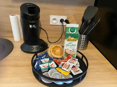 Nourriture dans l'appartement ou à proximité