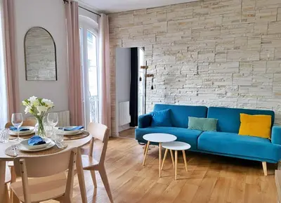 Coin salon dans l'établissement Coup de cœur - Quartier animé historique de Rouen