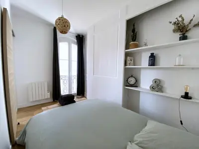 Un ou plusieurs lits dans un hébergement de l'établissement Coup de cœur - Quartier animé historique de Rouen