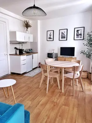 Cuisine ou kitchenette dans l'établissement Coup de cœur - Quartier animé historique de Rouen