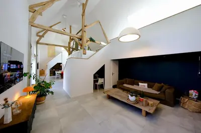 Plan de l'établissement Magnifique maison d'architecte pour 8 pers avec piscine privée