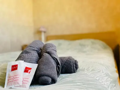 Un ou plusieurs lits dans un hébergement de l'établissement Forfait Douce Escapade - 360