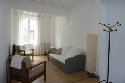 Coin salon dans l'établissement Une Chambre Dans L'atelier De R