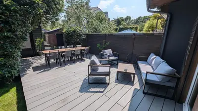Balcon ou terrasse dans l'établissement Maison au Jardin des Plantes