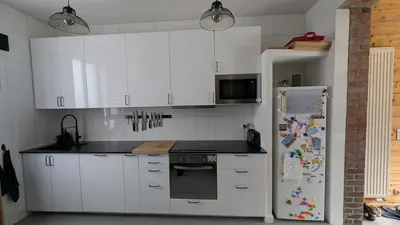 Cuisine ou kitchenette dans l'établissement Maison au Jardin des Plantes