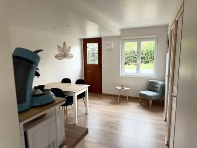 Coin salon dans l'établissement Gite 2 au coeur de la nature