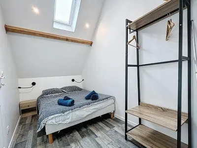 Un ou plusieurs lits dans un hébergement de l'établissement Maisonnette 36m2 à 5 minutes de Chantilly
