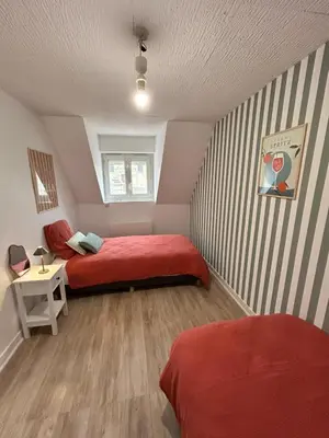 Un ou plusieurs lits dans un hébergement de l'établissement La Parenthèse Picarde - Maison 4 personnes
