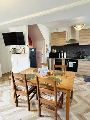 Cuisine ou kitchenette dans l'établissement La Parenthèse Picarde - Maison 4 personnes