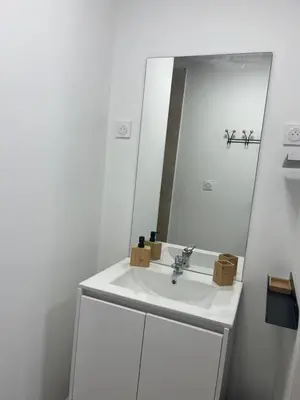 Salle de bains dans l'établissement le relais des étangs