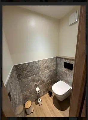 Salle de bains dans l'établissement Le VALHALLA chambre freya