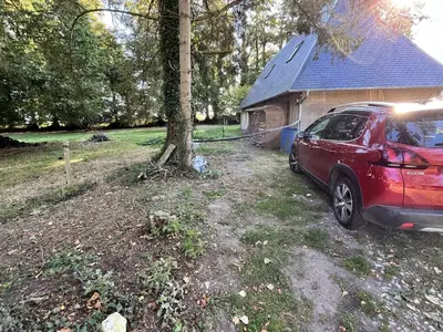 Jardin de l'établissement La Petite Ferme d Hyberville