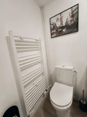 Salle de bains dans l'établissement Grand Studio Lumineux Proche Centre-Ville