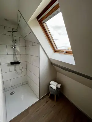 Salle de bains dans l'établissement Le Domaine de Tourny