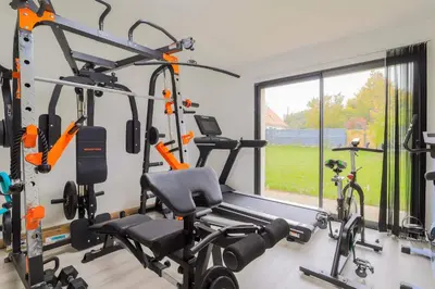 Salle ou équipements de sports de l'établissement La Maison Bellevue - Garden Parking 13 min from Amiens