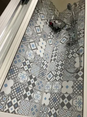 Salle de bains dans l'établissement Sky Room