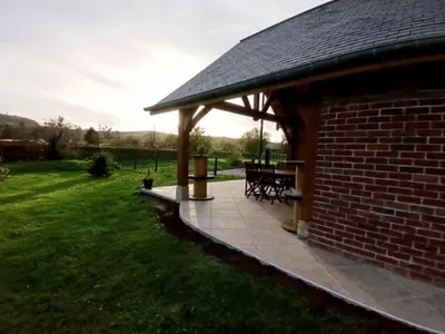 Jardin de l'établissement Le gîte Normand