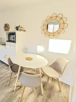 Cuisine ou kitchenette dans l'établissement Suite Évasion Spa - Tiny House