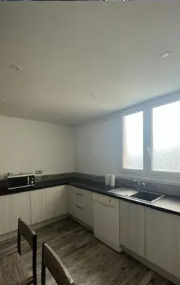 Cuisine ou kitchenette dans l'établissement Bel Appartement de 78m2