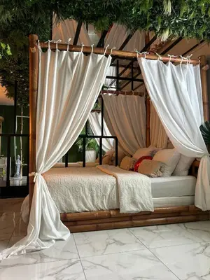 Un ou plusieurs lits dans un hébergement de l'établissement Spa and relaxation, love room