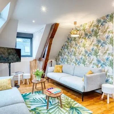 Magnifique Duplex plein centre ville - 15 pers - 200m2 - 600m plage !