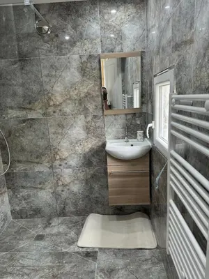 Salle de bains dans l'établissement Studio le Plessis