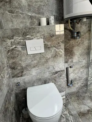Salle de bains dans l'établissement Studio le Plessis