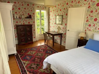 Un ou plusieurs lits dans un hébergement de l'établissement Les Buis Cozy House 1 hour from Paris