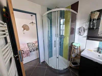Salle de bains dans l'établissement Studio Cozy