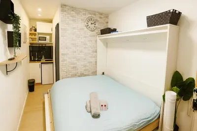 Cuisine ou kitchenette dans l'établissement Le Cloudy Cocon calme hypercentre - 418