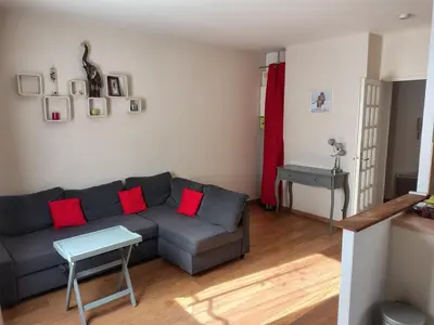 Coin salon dans l'établissement Prieuré Maisons-Laffitte