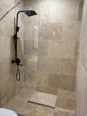 Salle de bains dans l'établissement Le prestige - Charmant T2 neuf avec Terrasse