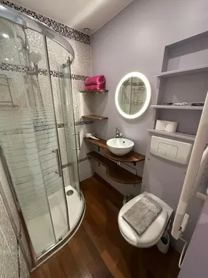 Salle de bains dans l'établissement Sweet Home