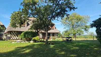 Jardin de l'établissement La chaumière de Mauny