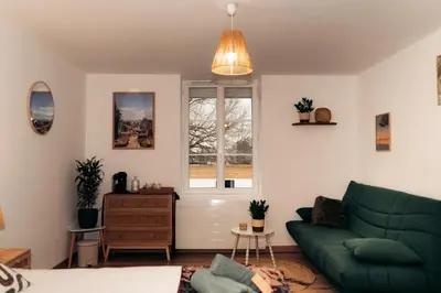 Coin salon dans l'établissement Maison Le Catelier