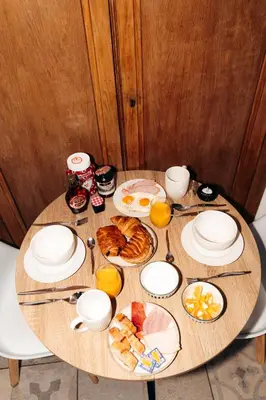 Nourriture dans le B&B/chambre d'hôtes ou à proximité