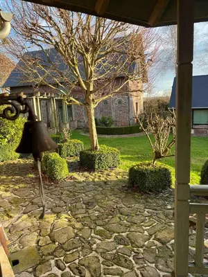 Jardin de l'établissement Maison de charme en Normandie