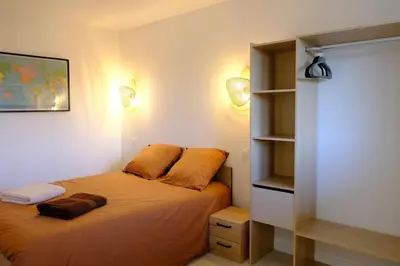 Un ou plusieurs lits dans un hébergement de l'établissement Les vagues - Sea view house