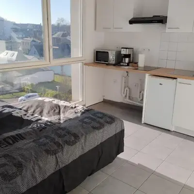 Studio centre Rouen rive gauche au pied du T4