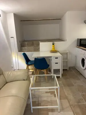 Cuisine ou kitchenette dans l'établissement Évasion & Nature