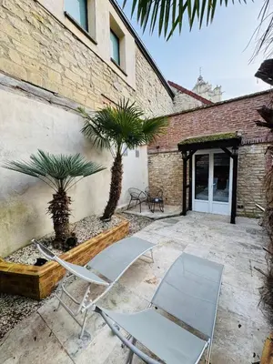 Terrasse ou espace extérieur de l'établissement Le Cupidon & Spa