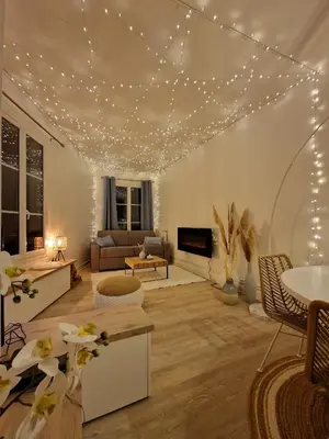 Coin salon dans l'établissement Maison Etoiles