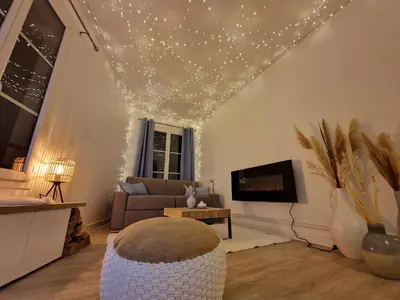 Coin salon dans l'établissement Maison Etoiles