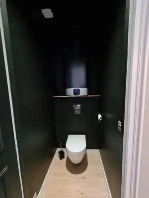 Salle de bains dans l'établissement Maison Belvédère