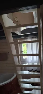 Un ou plusieurs lits superposés dans un hébergement de l'établissement La Maisonnette bleue Nerville