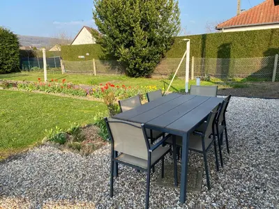 Jardin de l'établissement Le rendez-vous des 2 amants