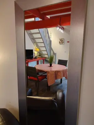 Coin salon dans l'établissement Gîte Gîtes de France® - Le Petit Marin