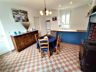 Cuisine ou kitchenette dans l'établissement Gîte Gîtes de France® - Gîte du pont de l'Yères